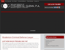 Tablet Screenshot of colleenglenn.com